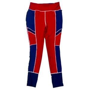 Dover‎ Saddlery Stride Color-Block Full-Seat Mesh Tight Girls Sz L